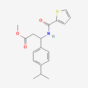 Methyl 3-(4-isopropylphenyl)-3-[(2-thienylcarbonyl)amino]propanoate