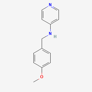 N-[(4-methoxyphenyl)methyl]pyridin-4-amine