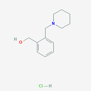 B2885947 (2-(Piperidin-1-ylmethyl)phenyl)methanol hydrochloride CAS No. 92195-84-1