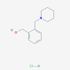 molecular formula C13H20ClNO B2885947 (2-(Piperidin-1-ylmethyl)phenyl)methanol hydrochloride CAS No. 92195-84-1