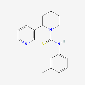 N-(3-methylphenyl)-2-pyridin-3-ylpiperidine-1-carbothioamide
