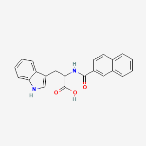 3-(1H-indol-3-yl)-2-(naphthalen-2-ylformamido)propanoic acid