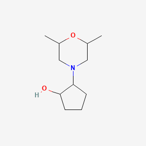 2-(2,6-Dimethylmorpholin-4-yl)cyclopentan-1-ol