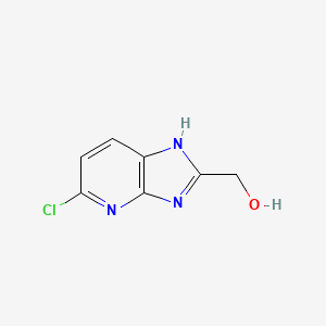 {5-chloro-3H-imidazo[4,5-b]pyridin-2-yl}methanol