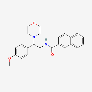 N-(2-(4-methoxyphenyl)-2-morpholinoethyl)-2-naphthamide