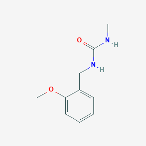 molecular formula C10H14N2O2 B2886007 1-[(2-甲氧苯基)甲基]-3-甲基脲 CAS No. 925200-06-2