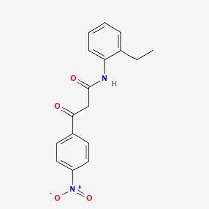 N-(2-ethylphenyl)-3-(4-nitrophenyl)-3-oxopropanamide