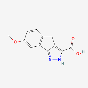 7-Methoxy-2,4-dihydroindeno[1,2-c]pyrazole-3-carboxylic acid