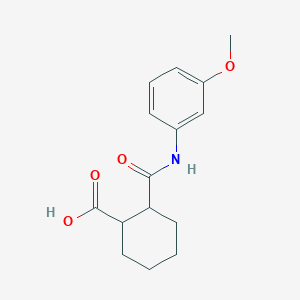 2-(3-Methoxyphenylcarbamoyl)-cyclohexanecarboxylic acid