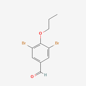 molecular formula C10H10Br2O2 B2886063 3,5-Dibromo-4-propoxybenzaldehyde CAS No. 361465-08-9