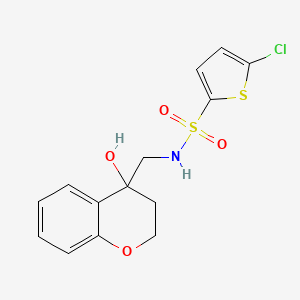 5-chloro-N-((4-hydroxychroman-4-yl)methyl)thiophene-2-sulfonamide