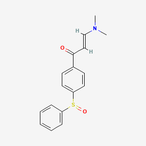 molecular formula C17H17NO2S B2886139 3-(二甲氨基)-1-[4-(苯磺酰基)苯基]-2-丙烯-1-酮 CAS No. 321432-56-8