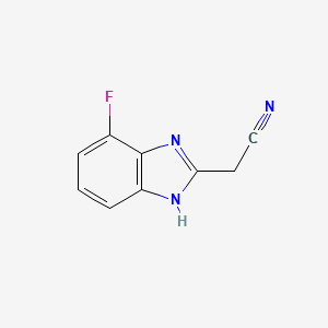2-(Cyanomethyl)-4-fluorobenzimidazole