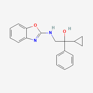 2-(1,3-Benzoxazol-2-ylamino)-1-cyclopropyl-1-phenylethanol