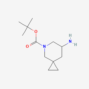molecular formula C12H22N2O2 B2886304 Tert-butyl 7-amino-5-azaspiro[2.5]octane-5-carboxylate CAS No. 2091417-05-7