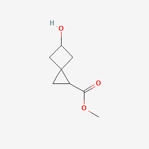 molecular formula C8H12O3 B2886317 Methyl 5-hydroxyspiro[2.3]hexane-1-carboxylate CAS No. 2090136-69-7