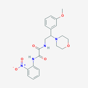 N1-(2-(3-methoxyphenyl)-2-morpholinoethyl)-N2-(2-nitrophenyl)oxalamide