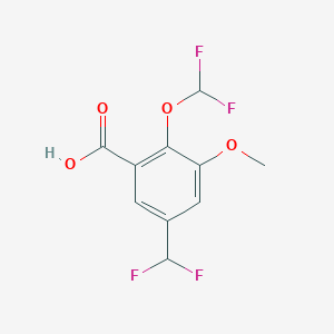 2-(Difluoromethoxy)-5-(difluoromethyl)-3-methoxybenzoic acid