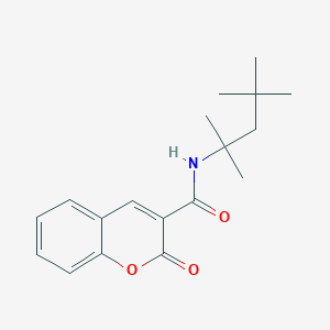 2-oxo-N-(2,4,4-trimethylpentan-2-yl)-2H-chromene-3-carboxamide