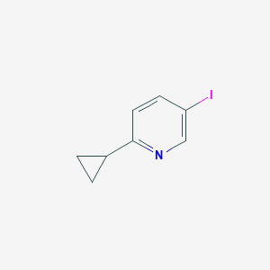 molecular formula C8H8IN B2886381 2-Cyclopropyl-5-iodopyridine CAS No. 2383045-41-6
