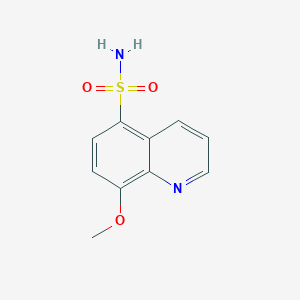 molecular formula C10H10N2O3S B2886400 8-Methoxyquinoline-5-sulfonamide CAS No. 129660-43-1