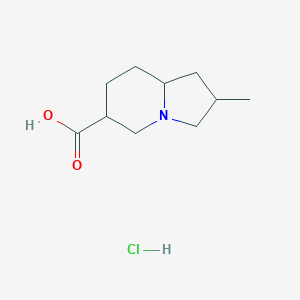 2-methyl-octahydroindolizine-6-carboxylic acid hydrochloride, Mixture of diastereomers