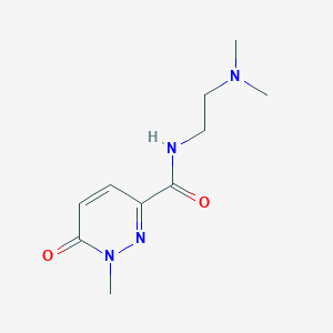 N-(2-(dimethylamino)ethyl)-1-methyl-6-oxo-1,6-dihydropyridazine-3-carboxamide