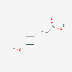 molecular formula C8H14O3 B2886478 3-(3-Methoxycyclobutyl)propanoic acid CAS No. 2275326-03-7