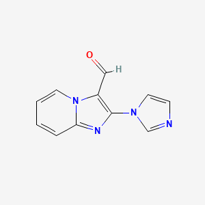 2-(1H-imidazol-1-yl)imidazo[1,2-a]pyridine-3-carbaldehyde