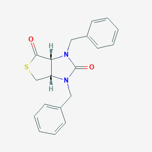molecular formula C₁₉H₁₈N₂O₂S B028865 cis-1,3-Dibenzylhexahydro-1H-thieno[3,4-d]imidazole-2,4-dione CAS No. 33607-57-7