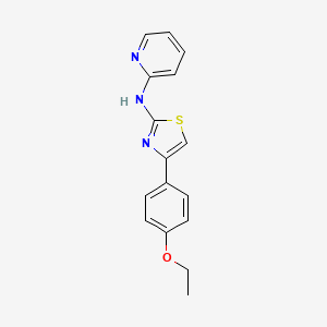 N-[4-(4-ethoxyphenyl)-1,3-thiazol-2-yl]pyridin-2-amine