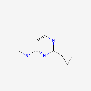 2-cyclopropyl-N,N,6-trimethylpyrimidin-4-amine