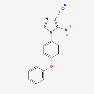 5-amino-1-(4-phenoxyphenyl)-1H-imidazole-4-carbonitrile