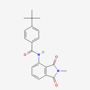 4-(tert-butyl)-N-(2-methyl-1,3-dioxoisoindolin-4-yl)benzamide