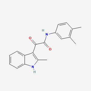N-(3,4-dimethylphenyl)-2-(2-methyl-1H-indol-3-yl)-2-oxoacetamide