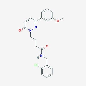 N-(2-chlorobenzyl)-4-(3-(3-methoxyphenyl)-6-oxopyridazin-1(6H)-yl)butanamide