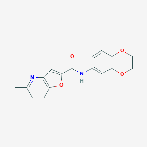 N-(2,3-dihydro-1,4-benzodioxin-6-yl)-5-methylfuro[3,2-b]pyridine-2-carboxamide