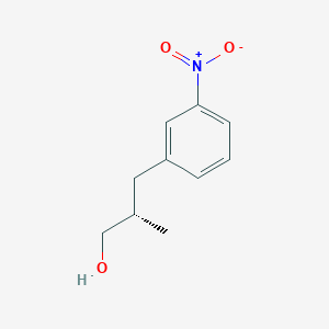 molecular formula C10H13NO3 B2886593 (2S)-2-Methyl-3-(3-nitrophenyl)propan-1-ol CAS No. 2248198-07-2