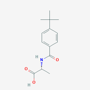 molecular formula C14H19NO3 B2886595 (2R)-2-[(4-tert-butylbenzoyl)amino]propanoic acid CAS No. 1308925-09-8