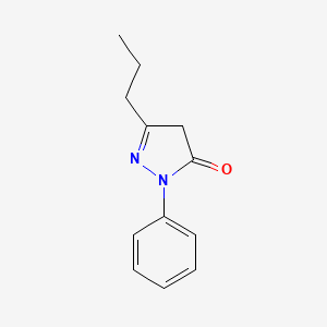 2-Phenyl-5-propyl-2,4-dihydro-3H-pyrazol-3-one
