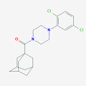 molecular formula C21H26Cl2N2O B288665 1-(1-Adamantylcarbonyl)-4-(2,5-dichlorophenyl)piperazine 
