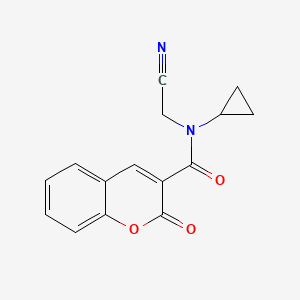 N-(cyanomethyl)-N-cyclopropyl-2-oxo-2H-chromene-3-carboxamide