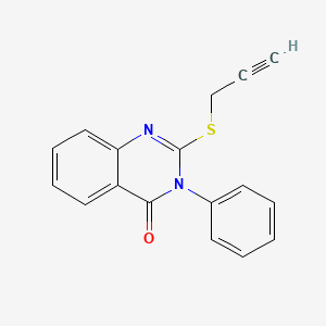 3-Phenyl-2-prop-2-ynylsulfanylquinazolin-4-one