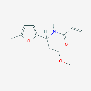 N-[3-Methoxy-1-(5-methylfuran-2-yl)propyl]prop-2-enamide