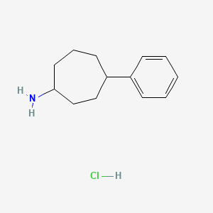 molecular formula C13H20ClN B2886735 4-Phenylcycloheptan-1-amine hydrochloride CAS No. 2126178-43-4