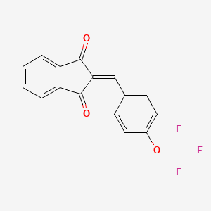 2-((4-Trifluoromethoxyphenyl)methylene)indane-1,3-dione