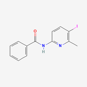 N-(5-iodo-6-methylpyridin-2-yl)benzamide