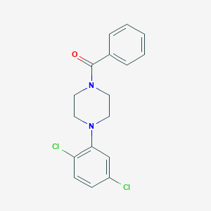 molecular formula C17H16Cl2N2O B288679 1-Benzoyl-4-(2,5-dichlorophenyl)piperazine 