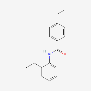 molecular formula C17H19NO B2886819 4-ethyl-N-(2-ethylphenyl)benzamide CAS No. 842113-61-5