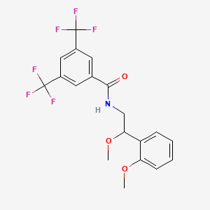 N-(2-methoxy-2-(2-methoxyphenyl)ethyl)-3,5-bis(trifluoromethyl)benzamide